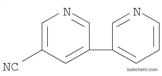 Molecular Structure of 1802-33-1 (3,3'-bipyridine-5-carbonitrile)